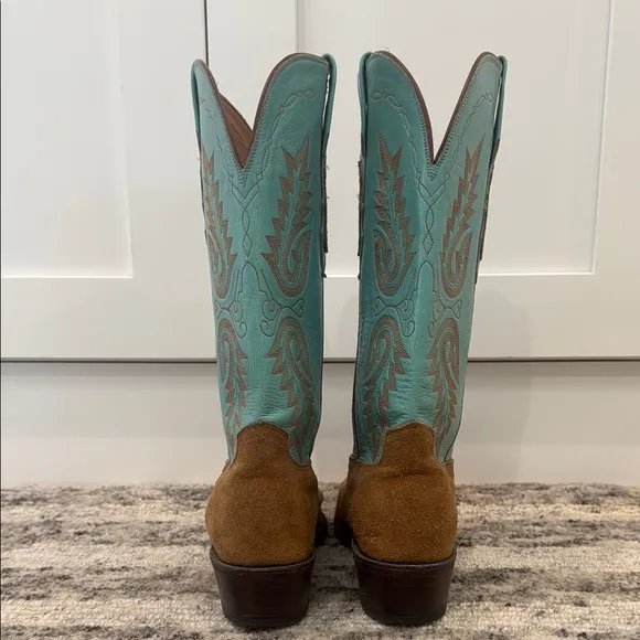 Lucchese Leather Western Boots 8.5