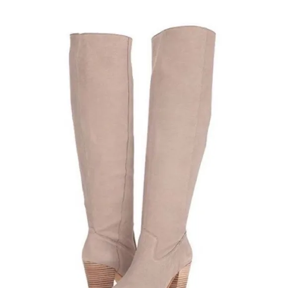 Lucky Brand Chinchilla Azoola Leather Boot Women’s Sz 9M