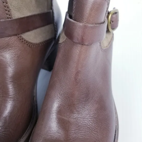 Lucky Brand Roller Tall Leather Suede Boots size 6