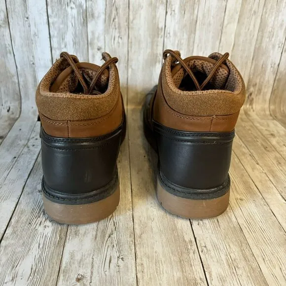 Lugz Avalanche Strap Men’s Winter Boots Brown and Terracotta Size 7.5