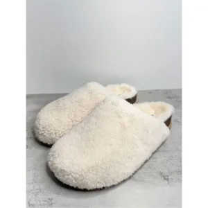 Madewell Clog Mule Size 9 The Layne in Shearling Comfy Slide On Shoes NEW