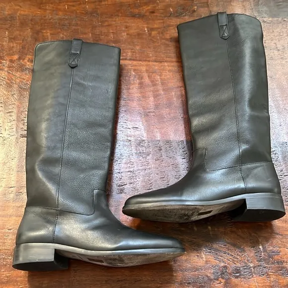 MADEWELL The Allie Timeless Classic Equestrian Feel Knee-High True Black 10