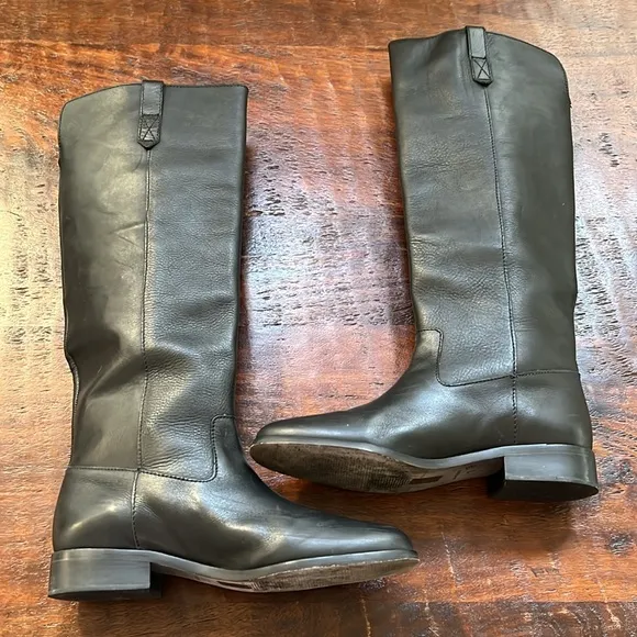 MADEWELL The Allie Timeless Classic Equestrian Feel Knee-High True Black 10