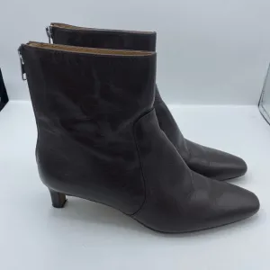 Madewell The Dimes Kitten-Heel Boot in brown size 7.5