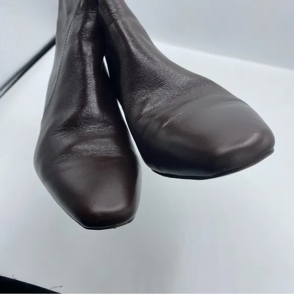 Madewell The Dimes Kitten-Heel Boot in brown size 7.5