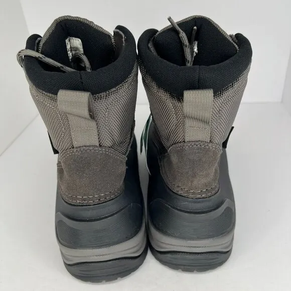 Magellan Outdoor Mens 177852 Gray Leather Lace Up Ankle Size 9D Hiking Boots