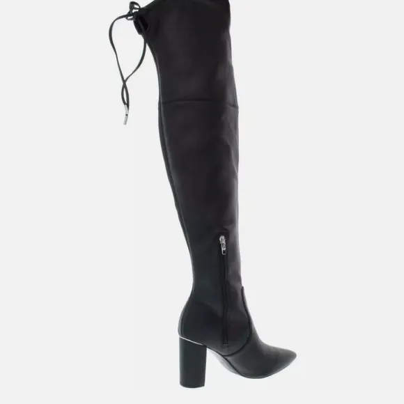 Marc Fisher Faux-Leather Over the Knee Dress Boots in Different Sized