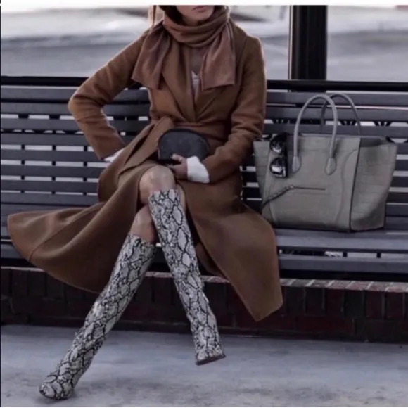 Marc Fisher Zadia 2 Faux Snake Boots Tall s 7