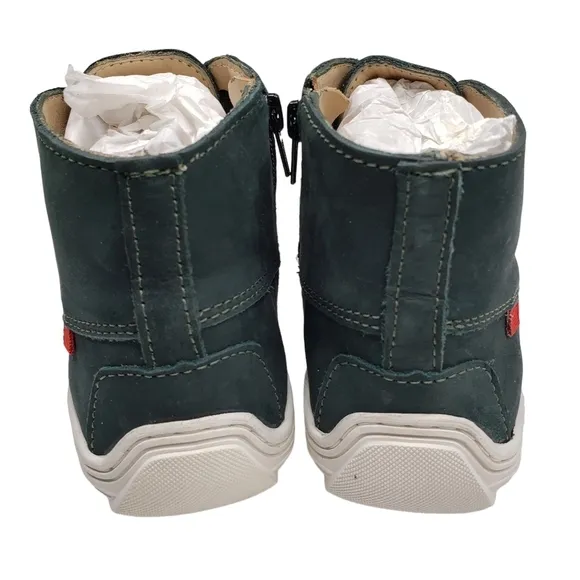 Marc Joseph | NIB West Houston Bootie Emerald Green Lace Up Leather Boots Boy 2