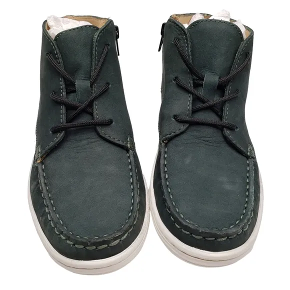 Marc Joseph | NIB West Houston Bootie Emerald Green Lace Up Leather Boots Boy 2