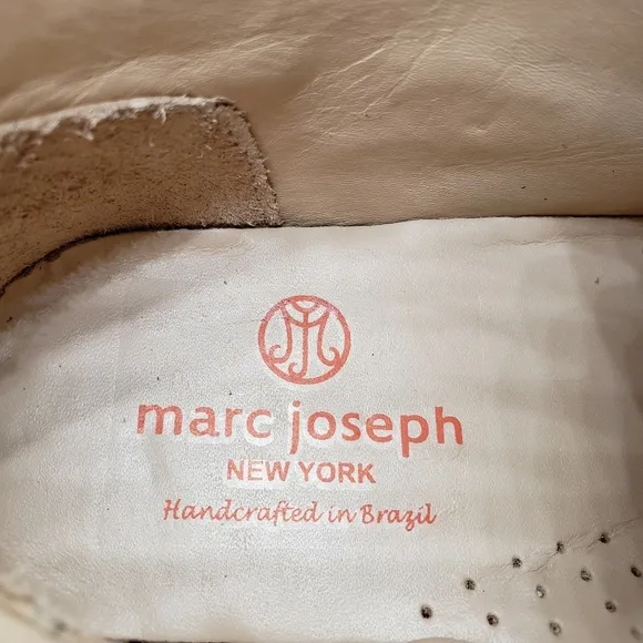 Marc Joseph | NIB West Houston Bootie Leopard Print Lace Up Leather Boots 2.5