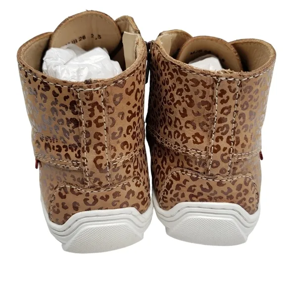 Marc Joseph | NIB West Houston Bootie Leopard Print Lace Up Leather Boots 2.5