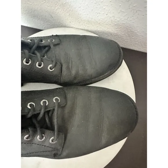 Mark Nason x Skechers Ashton Chukka Boots Mens 13 Black Leather Lace Up Logo