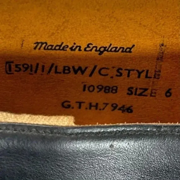Marlborough Equestrian Riding Boots Size 6 UK Black Leather Made in England