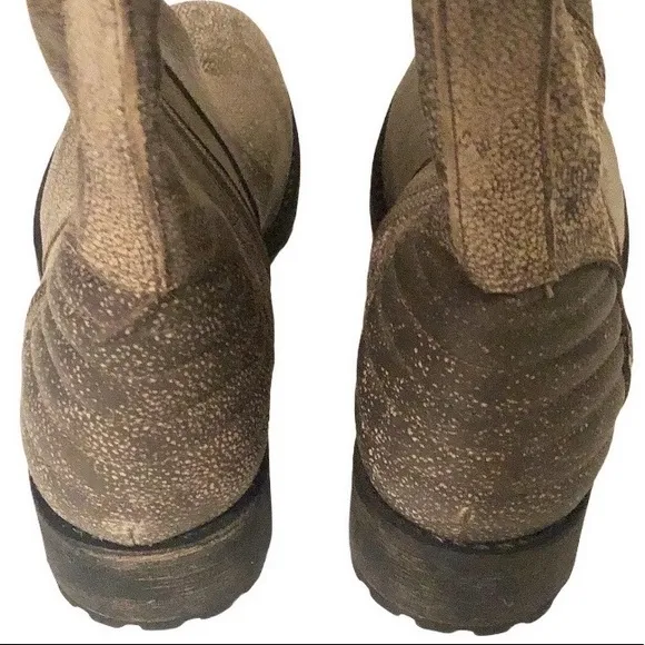 Matisse Distressed leather Roady Moto Boots size 8 Made in Brazil