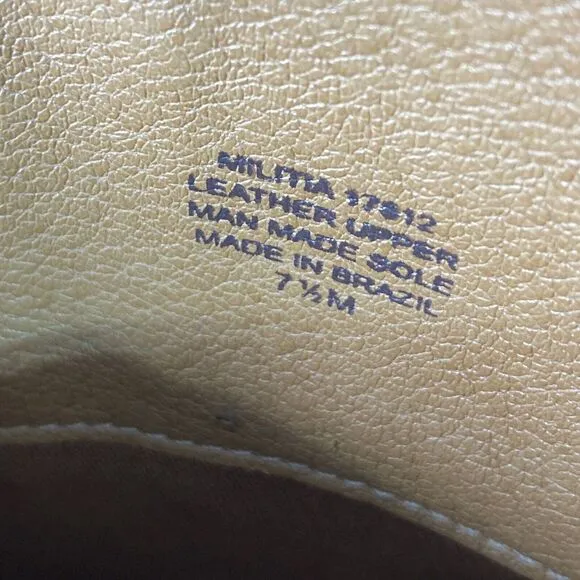 Matisse Militia‎ Distressed Brown Leather Riding Boots Women's Size 7.5 M