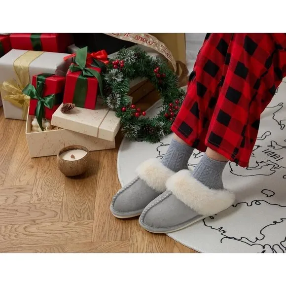 Memory Foam Fluffy Soft Warm Slip On House Anti-Skid Cozy Plush for Womens