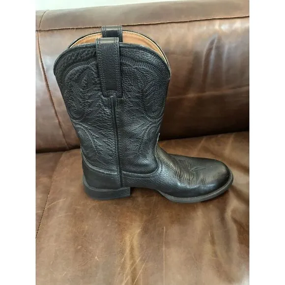 Men's Ariat Black Sport Stratten Cowboy Boots Western Style‎ 10046870 Size 9D