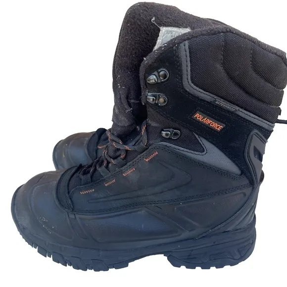 Mens Boots Size 9 M Refrigiwear Polarforce Max Waterproof Insulated Work 1140CR