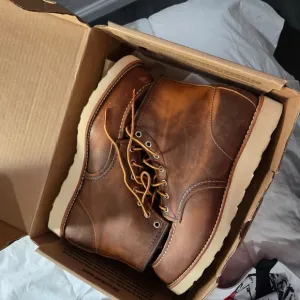 Men's Brown Leather Boots brand new