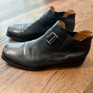 Men's Cable &amp; Co Black Leather Boots US 9D