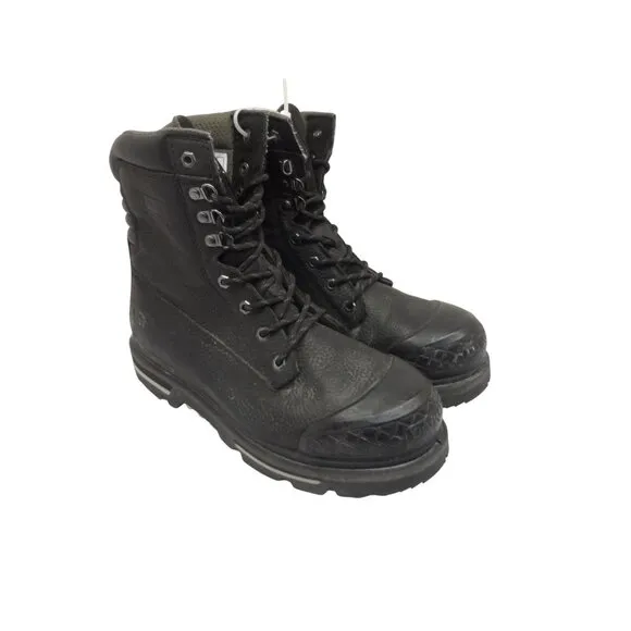 Men's Dakota 529 T-Max Insulated Leather Work Boots Black Size 10 Durable