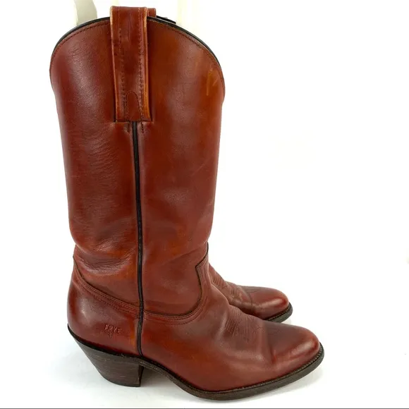 Mens Frye 2356 Distressed Cowboy Boots