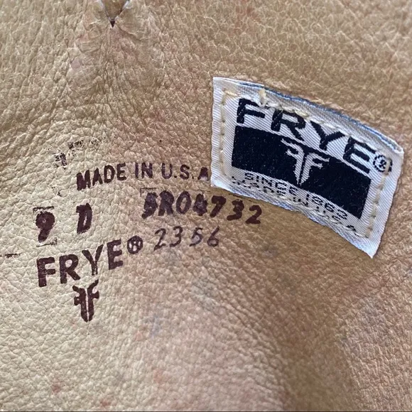 Mens Frye 2356 Distressed Cowboy Boots