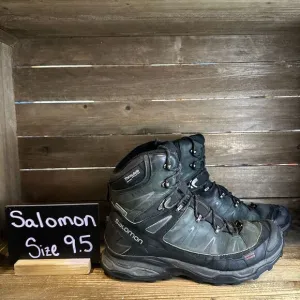 Mens Salomon X‎ Ultra Trek GTX Athletic Mid Hiking Trail Boots Sneakers Size 9.5
