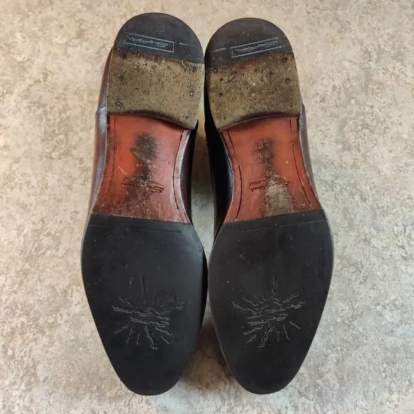 Men's Santoni Brown Leather Chelsea Boots Size 7.5 D Made In Italy Vintage