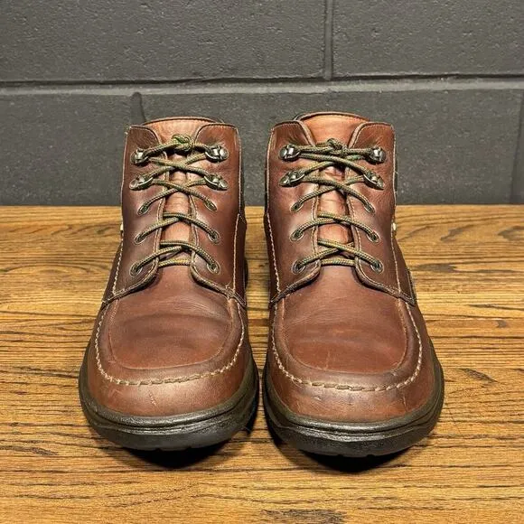 Mephisto Brown Leather Jim GT Hudson Moc Toe Hiking Work Boots Men’s 10.5