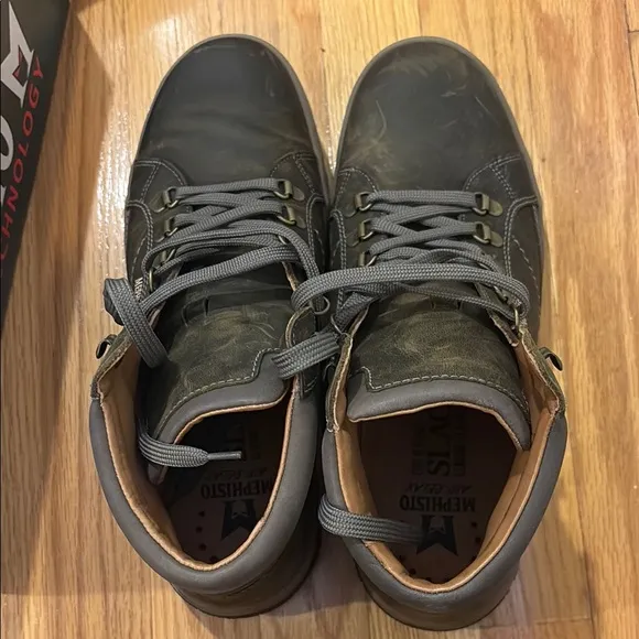 Mephisto Gray/Brown Leather Boots