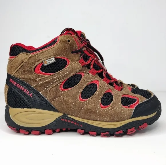 Merrell Brown Red Performance Footwear Hiking Boots