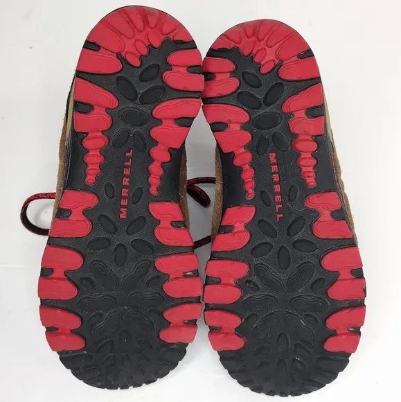 Merrell Brown Red Performance Footwear Hiking Boots