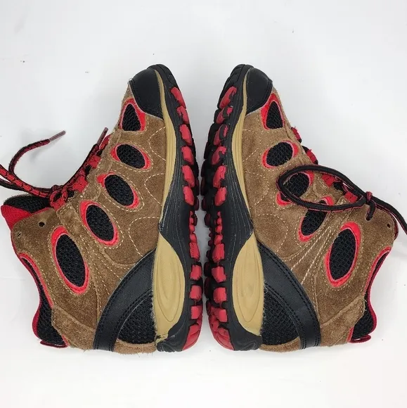 Merrell Brown Red Performance Footwear Hiking Boots
