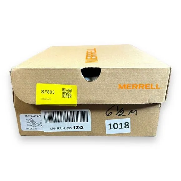 Merrell Chameleon 7 Access Size 6.5 Mid Waterproof Hiking Boot MK262177