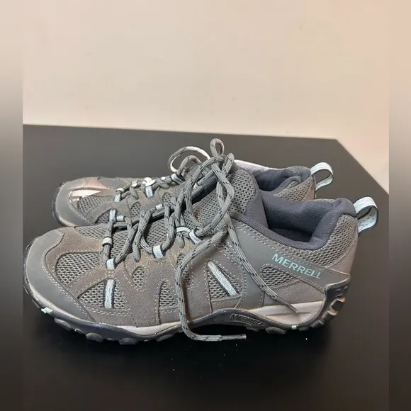Merrell Deverta 2 Low Womens Size 8 Shoe Lace Up WP Mid Hiking Boots Sneaker