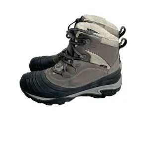 Merrell gray snowbound mid waterproof winter boots size 8.5