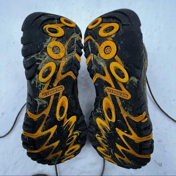 MERRELL Men’s Boulder Old Gold Hiking Outdoor Boots size: 11
