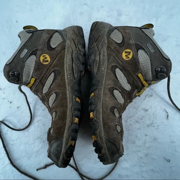 MERRELL Men’s Boulder Old Gold Hiking Outdoor Boots size: 11