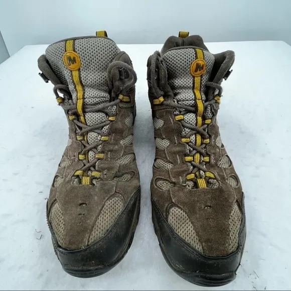 MERRELL Men’s Boulder Old Gold Hiking Outdoor Boots size: 11