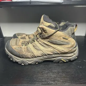 Merrell Men's Moab 3 Brown Black Hiking Boots J035839W Size 12 W Wide