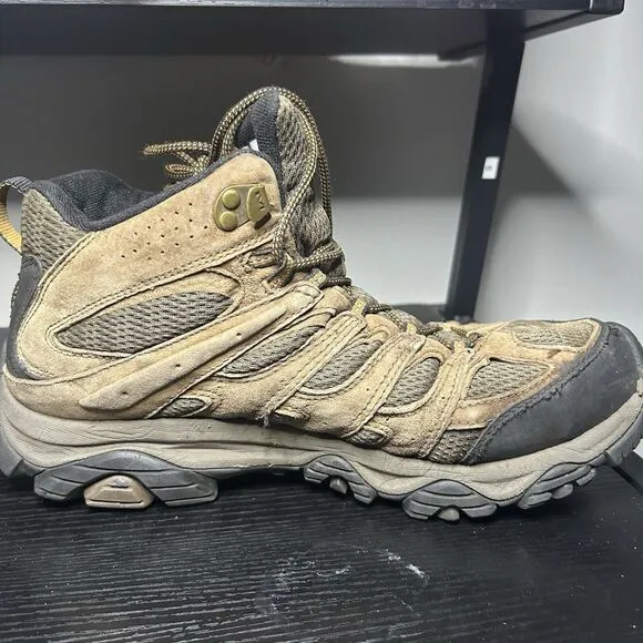 Merrell Men's Moab 3 Brown Black Hiking Boots J035839W Size 12 W Wide