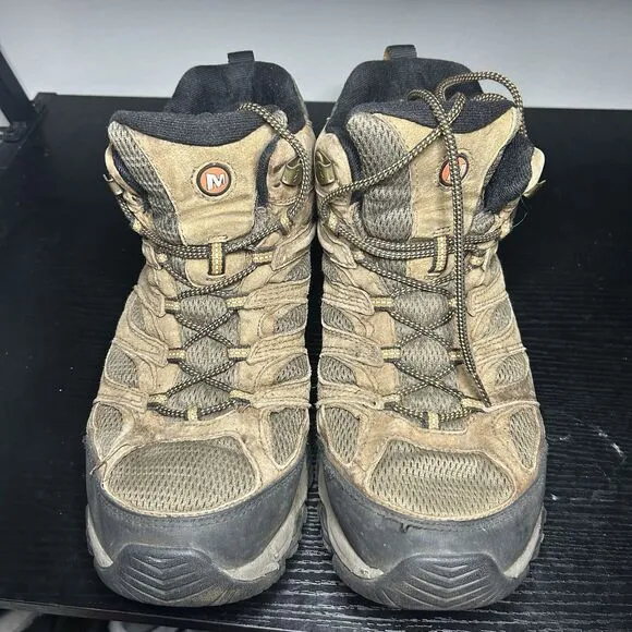 Merrell Men's Moab 3 Brown Black Hiking Boots J035839W Size 12 W Wide