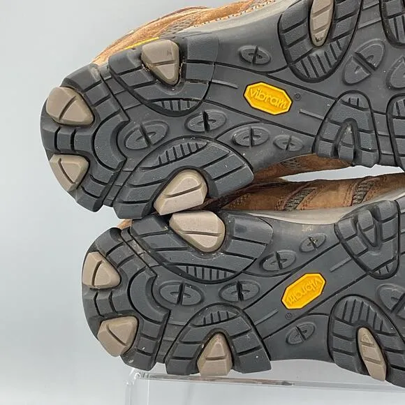 Merrell Men’s Moab 3 Waterproof Hiking Boots Brown Size 11W