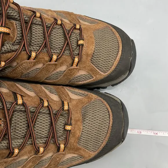 Merrell Men’s Moab 3 Waterproof Hiking Boots Brown Size 11W