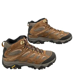 Merrell Men’s Moab 3 Waterproof Hiking Boots Brown Size 11W