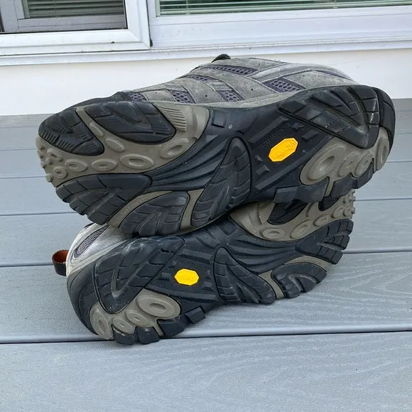 Merrell Moab Men’s Hiking Boots Leather/Mesh Upper Granite Size 11W