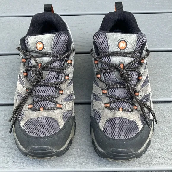Merrell Moab Men’s Hiking Boots Leather/Mesh Upper Granite Size 11W