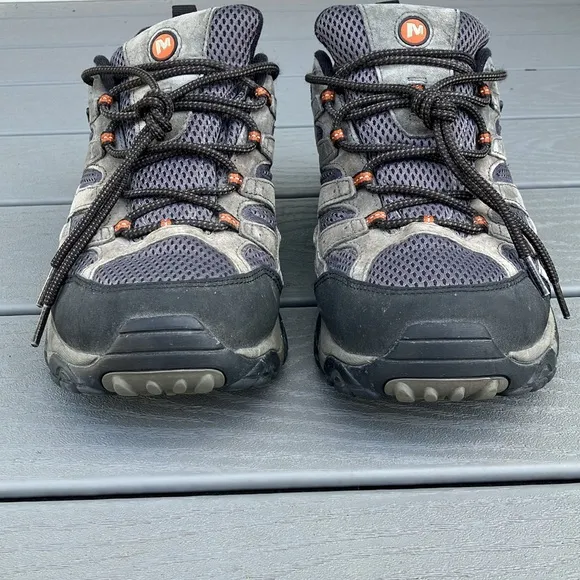 Merrell Moab Men’s Hiking Boots Leather/Mesh Upper Granite Size 11W